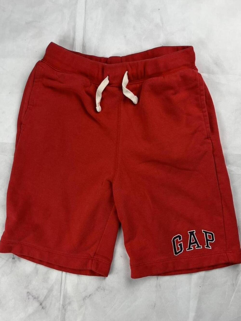 GAP Kids Red Cotton Blend Drawstring Shorts XL